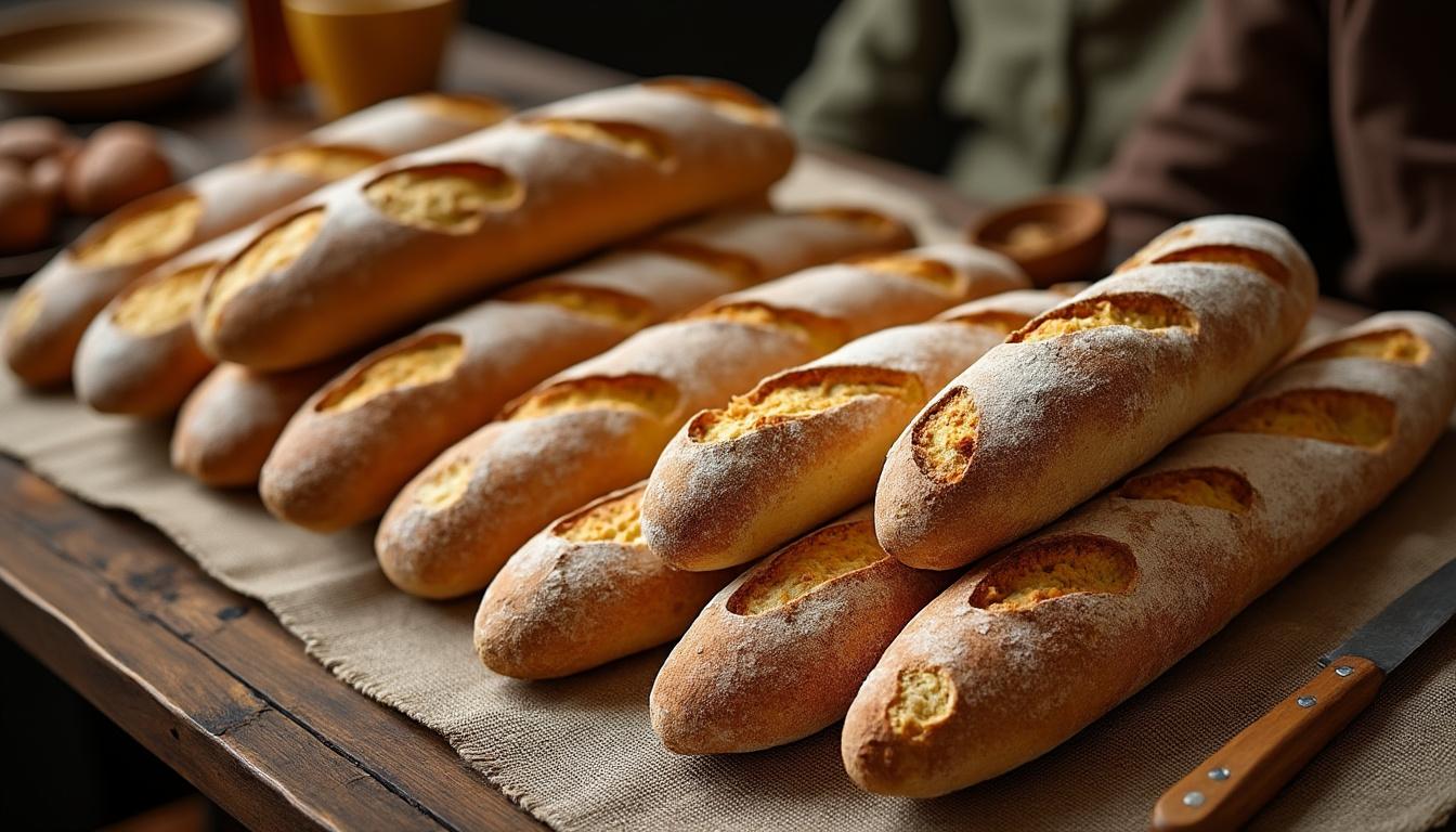 découvrez comment calculer le nombre idéal de baguettes pour ravir vos 20 invités lors d'un repas. cette recette vous guide pour une distribution parfaite, afin que chacun puisse savourer ce pain emblématique de la gastronomie française sans en manquer.