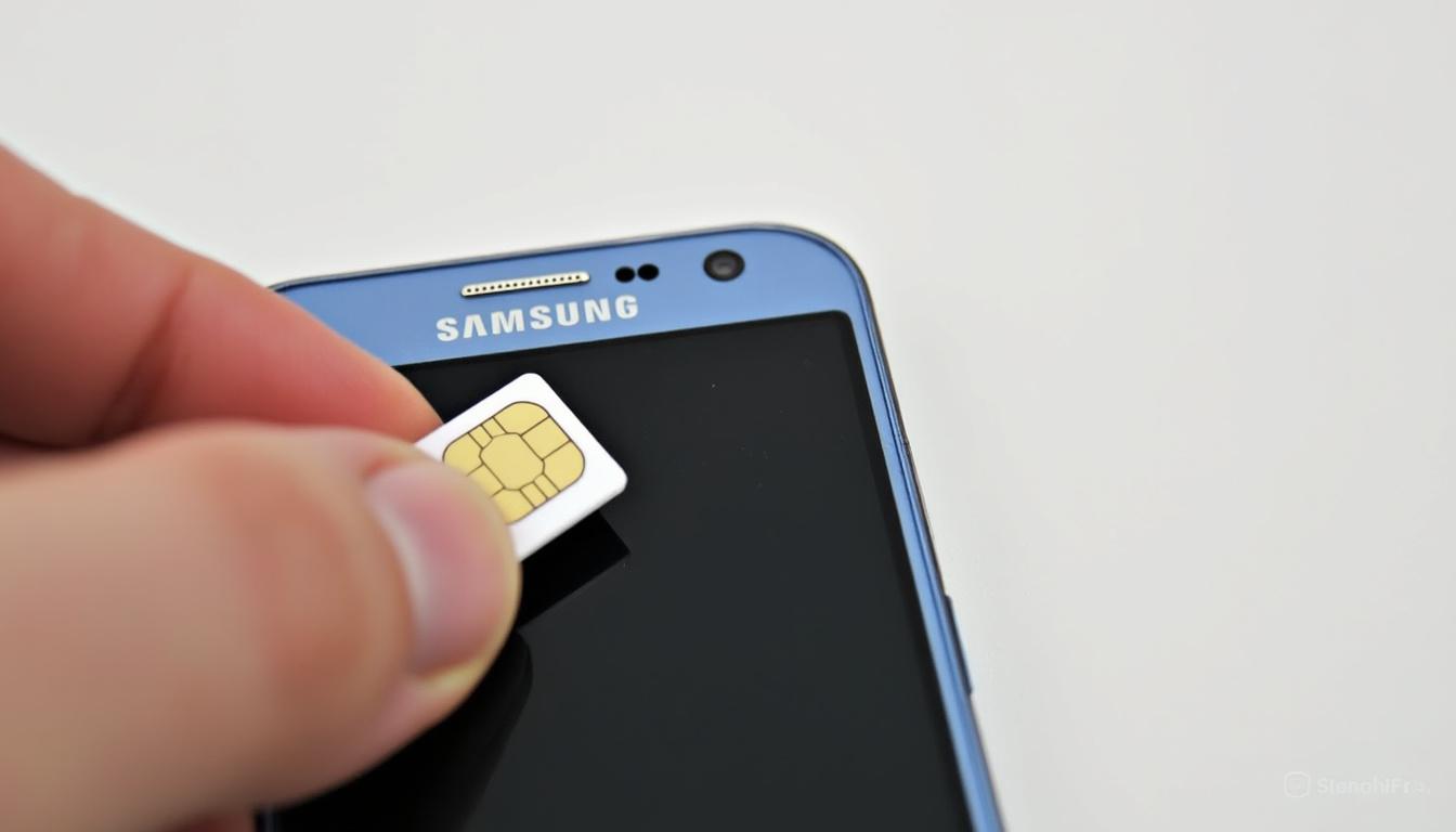 apprenez facilement à insérer une carte sim dans votre smartphone samsung grâce à notre guide étape par étape. suivez nos conseils simples pour profiter pleinement de votre appareil.