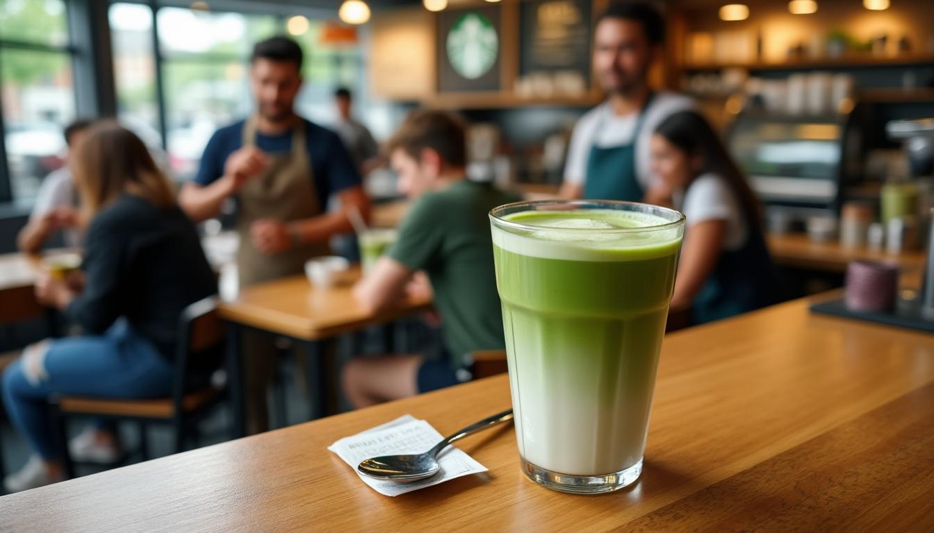 découvrez les secrets derrière le succès du matcha tea latte starbucks : ingrédients, préparation et astuces pour savourer cette boisson culte chez vous !