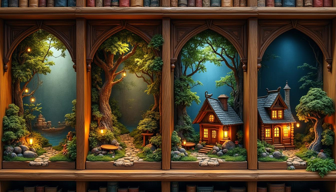 découvrez comment créer des maquettes book nook uniques et époustouflantes avec nos astuces et conseils détaillés pour donner vie à vos scènes miniatures.