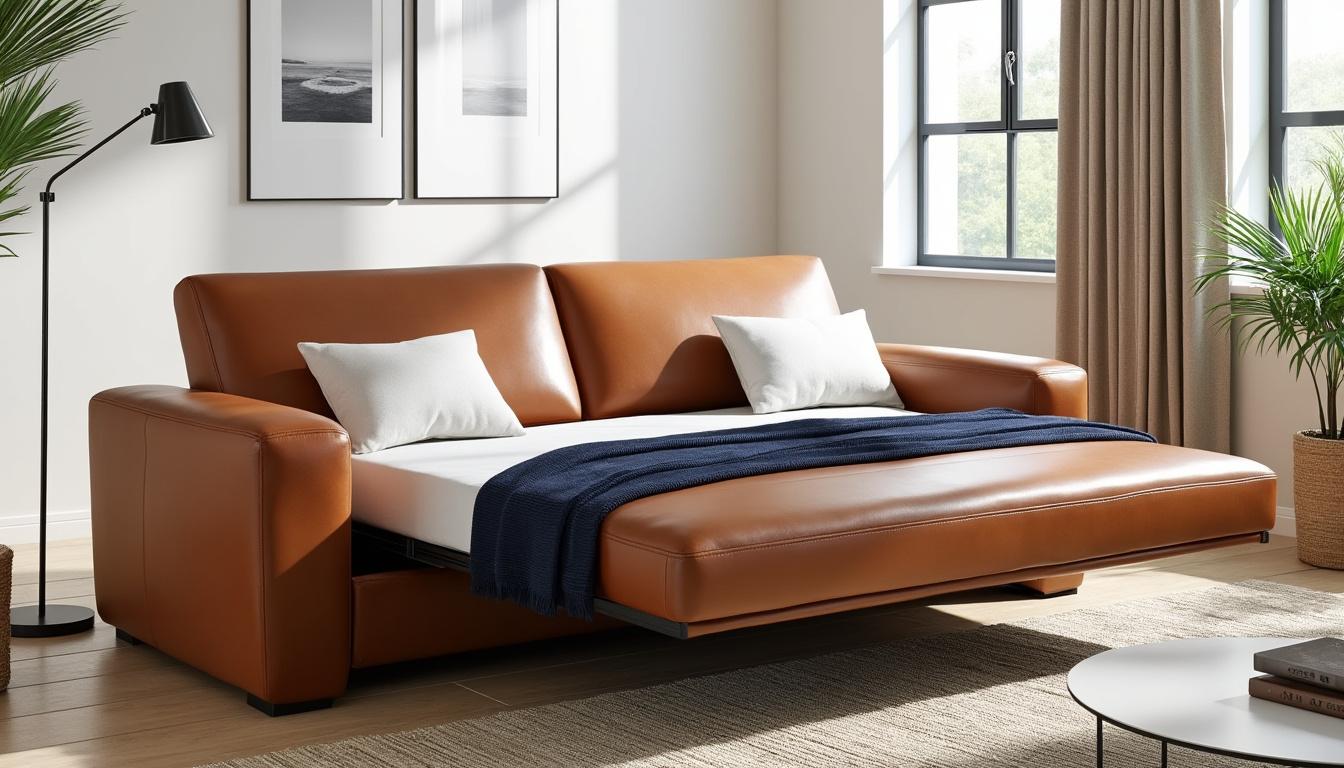 découvrez pourquoi opter pour un canapé convertible cuir 2 places est la meilleure solution pour allier élégance, confort optimal et gain d'espace dans votre salon.