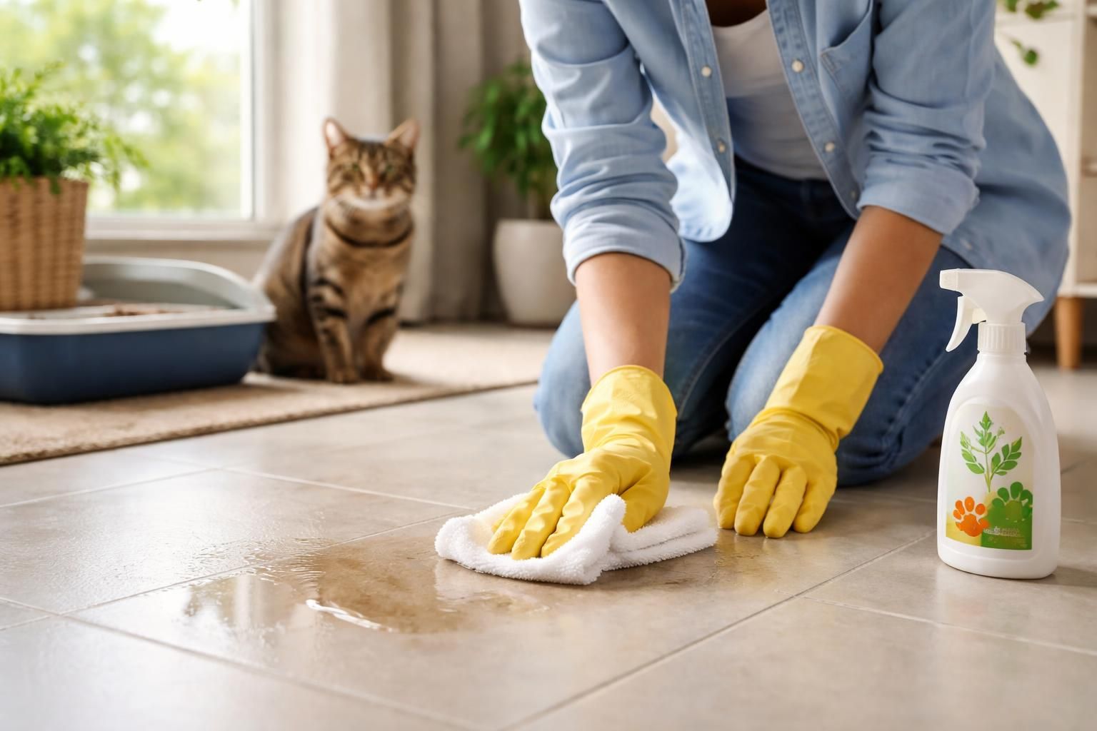 découvrez des méthodes efficaces pour éliminer l'odeur tenace de pipi de chat, même dans les cas les plus difficiles, et retrouvez un intérieur frais et propre.