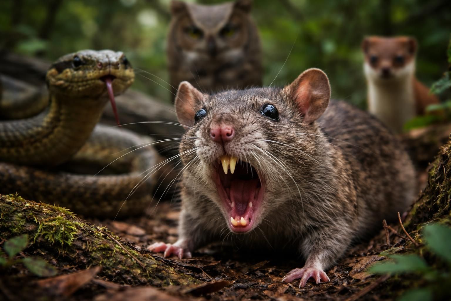 découvrez comment la structure unique des crocs d'un rat impacte la dynamique des interactions entre prédateurs et proies dans les écosystèmes.