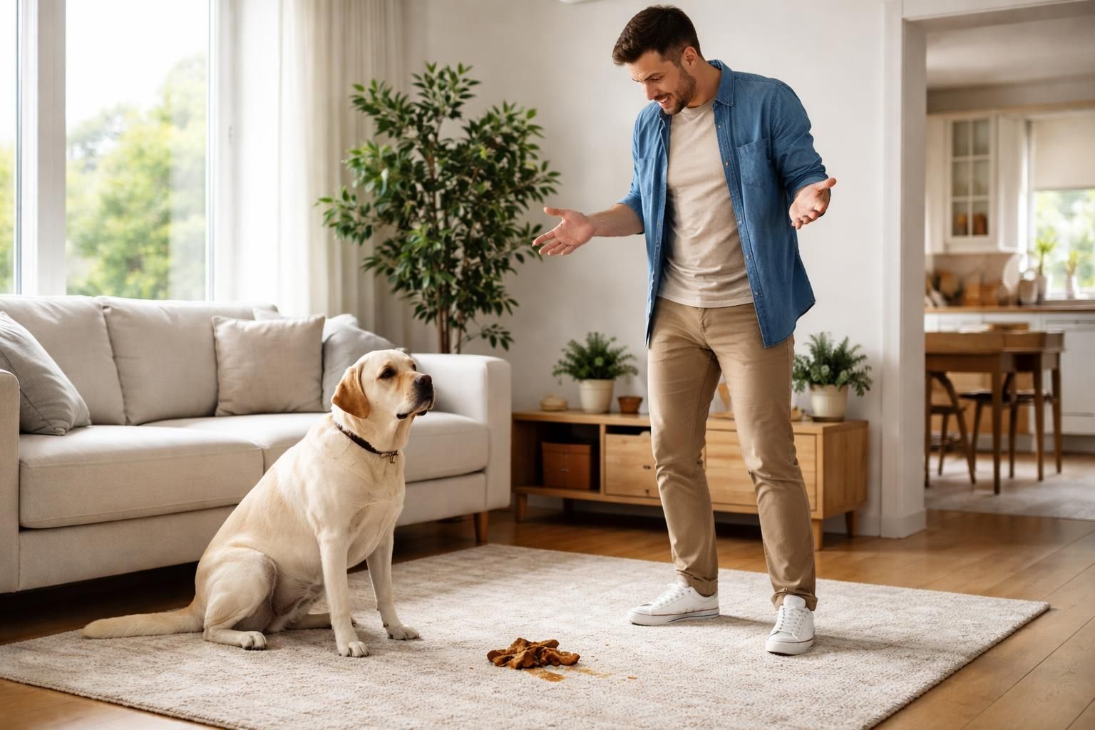 découvrez comment réagir efficacement lorsque votre chien fait caca dans la maison après la promenade, avec des conseils pratiques pour prévenir ce comportement et garder votre intérieur propre.