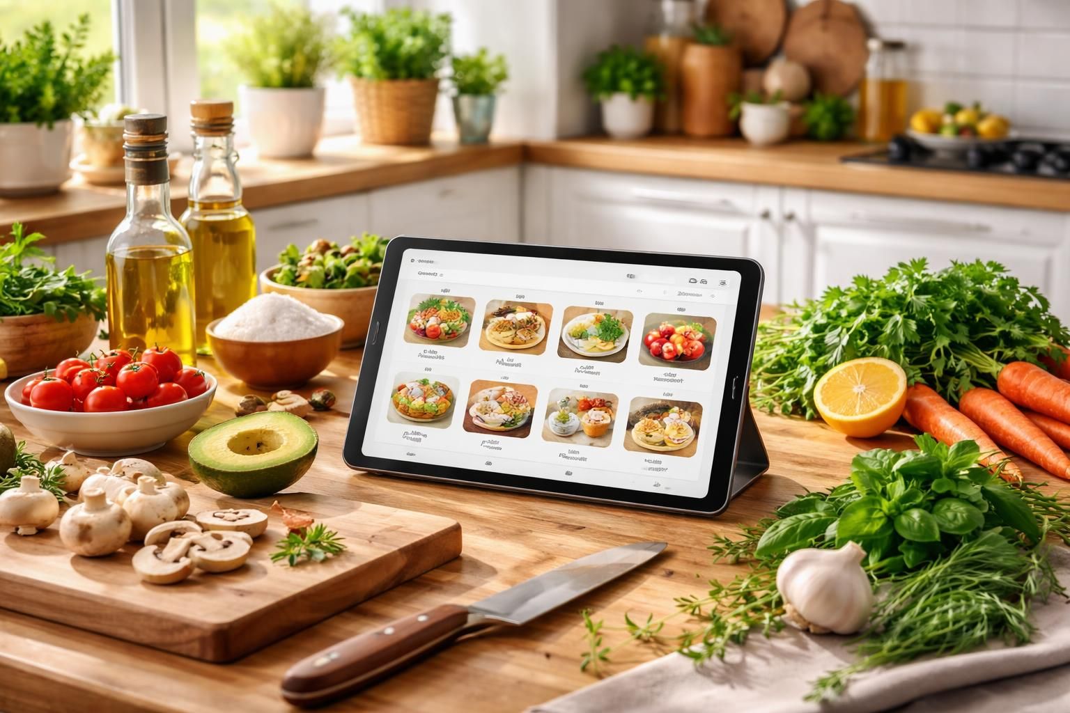 découvrez comment cuisiner sans connexion grâce à une tablette tactile dédiée qui garde toutes vos recettes accessibles hors-ligne, pour une expérience culinaire pratique et sans interruption.