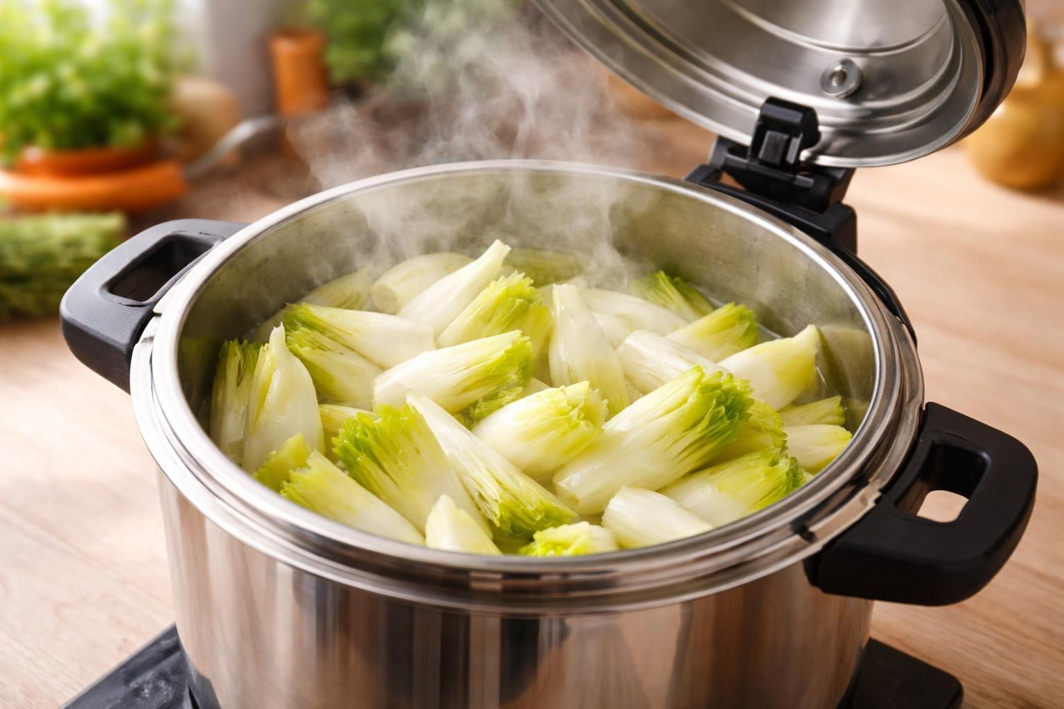 découvrez le temps de cuisson idéal des endives à la cocotte minute pour conserver toutes leurs valeurs nutritives et savourer un plat sain et délicieux.