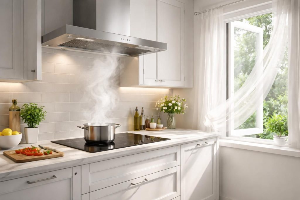 découvrez comment une bonne aération de votre cuisine permet de réduire efficacement les odeurs, améliorant ainsi la qualité de l'air et votre confort quotidien.