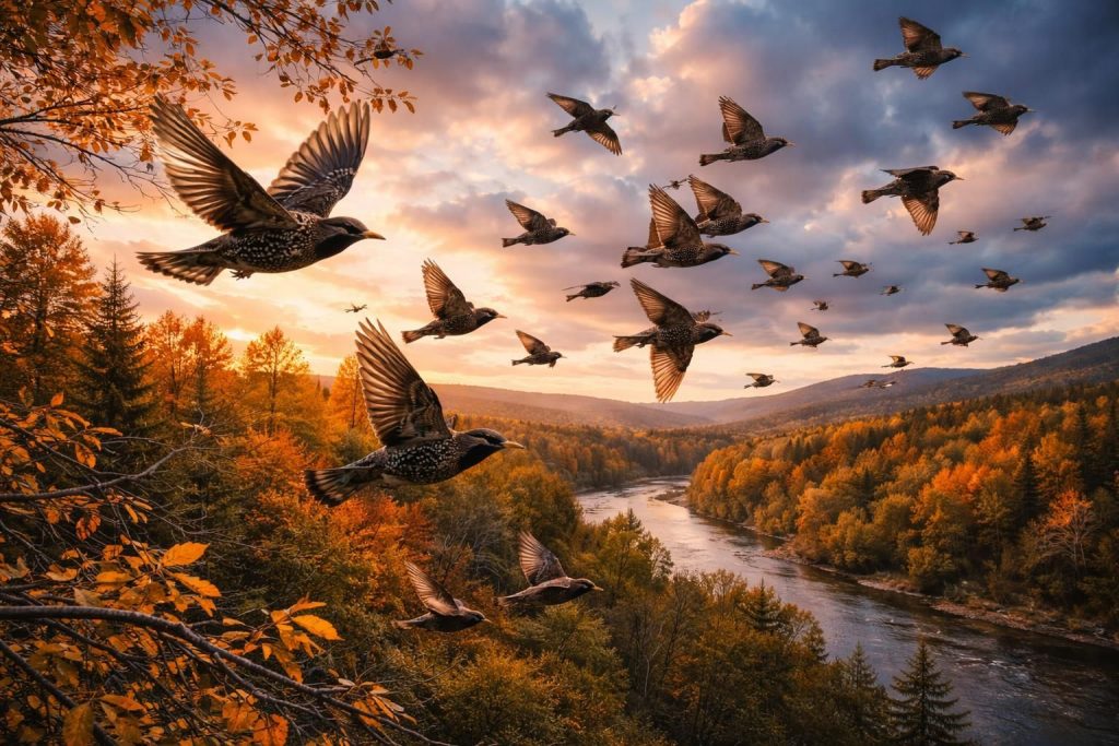 découvrez quand partent les étourneaux et comment l'environnement influence leur migration saisonnière. analyse des facteurs naturels qui guident leurs déplacements.